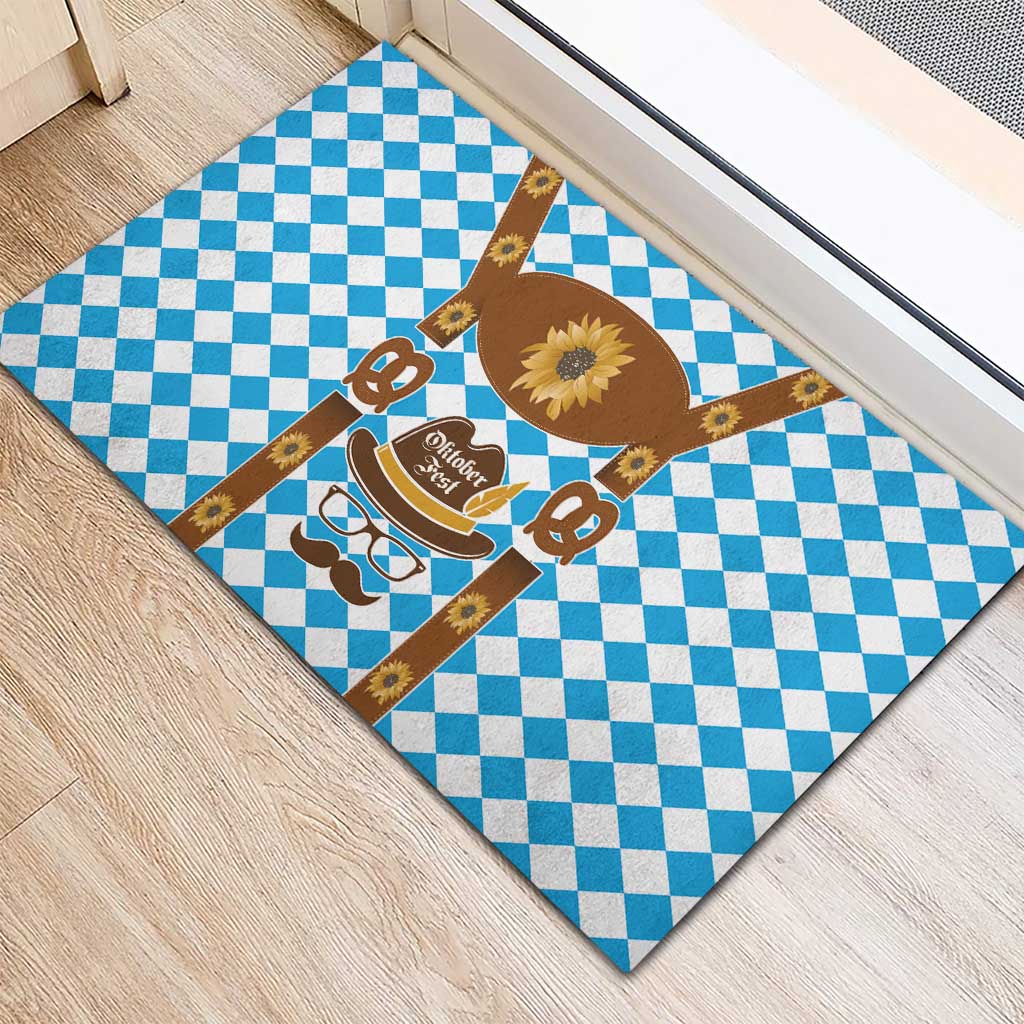 Germany Oktoberfest Rubber Doormat Lederhosen Costume