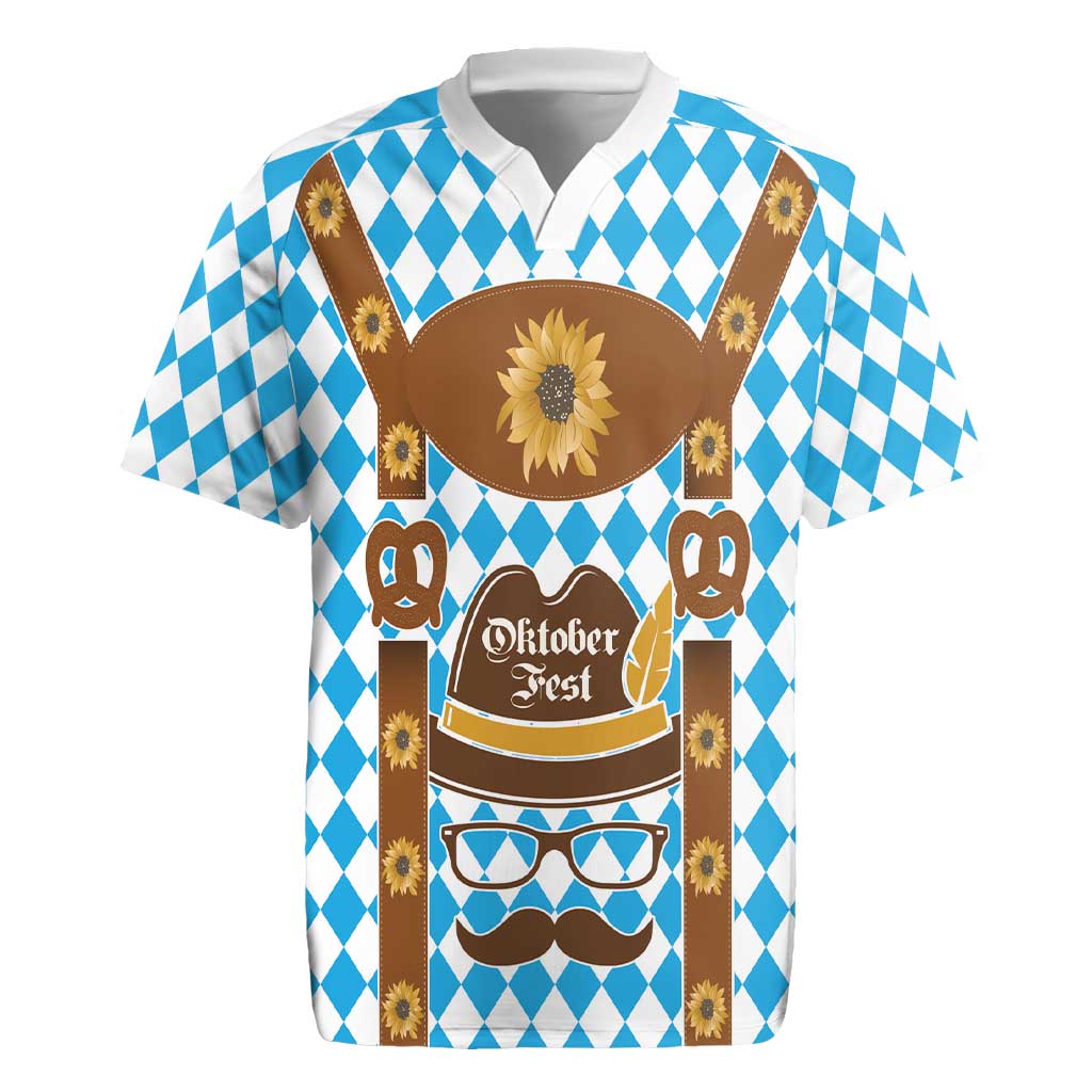 Germany Oktoberfest Rugby Jersey Lederhosen Costume