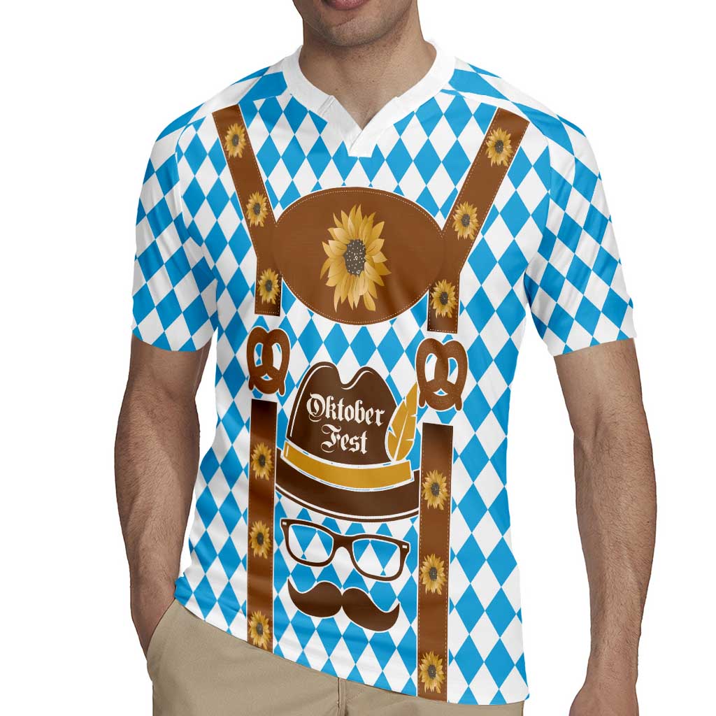 Germany Oktoberfest Rugby Jersey Lederhosen Costume