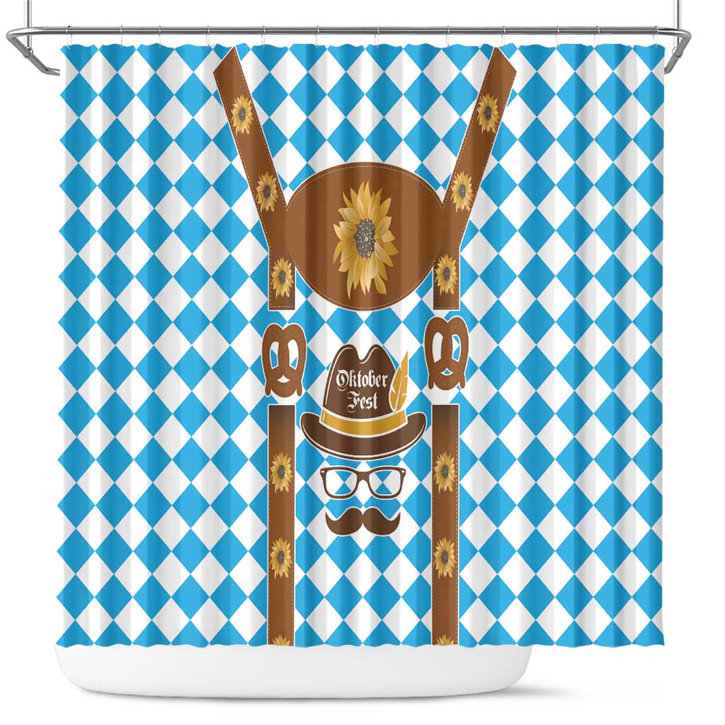 Germany Oktoberfest Shower Curtain Lederhosen Costume