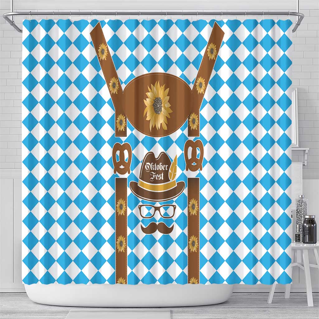 Germany Oktoberfest Shower Curtain Lederhosen Costume