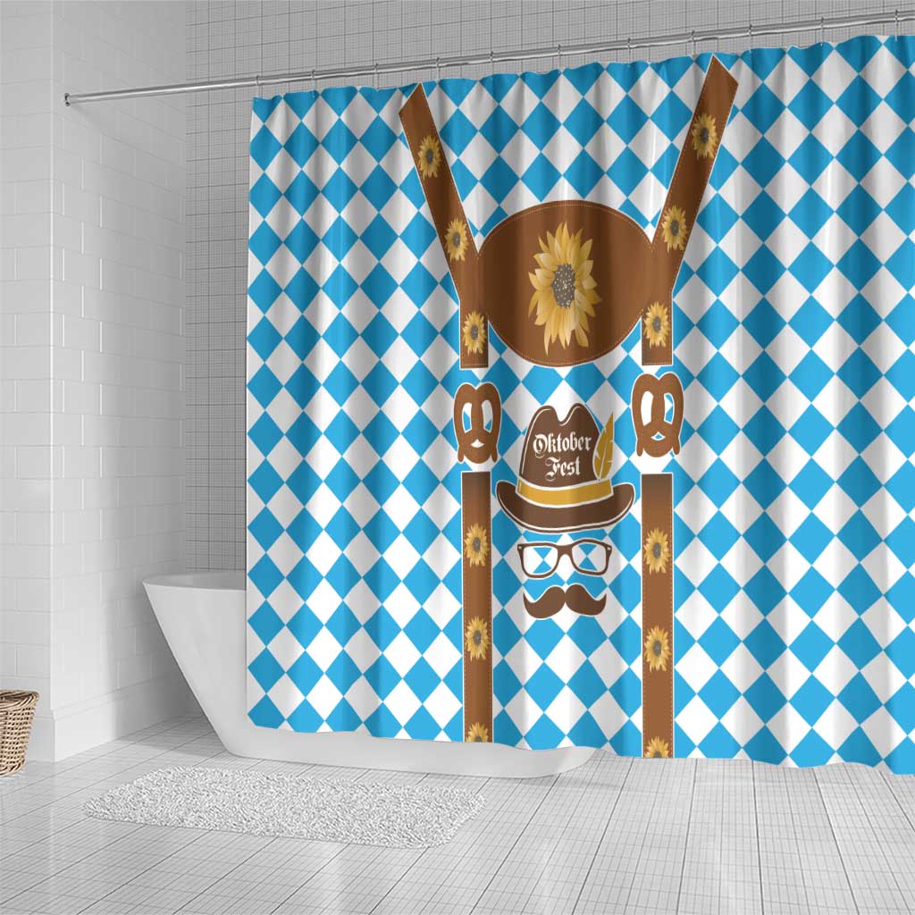 Germany Oktoberfest Shower Curtain Lederhosen Costume
