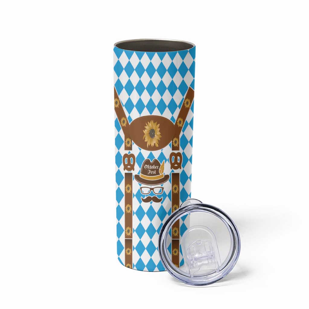 Germany Oktoberfest Skinny Tumbler Lederhosen Costume