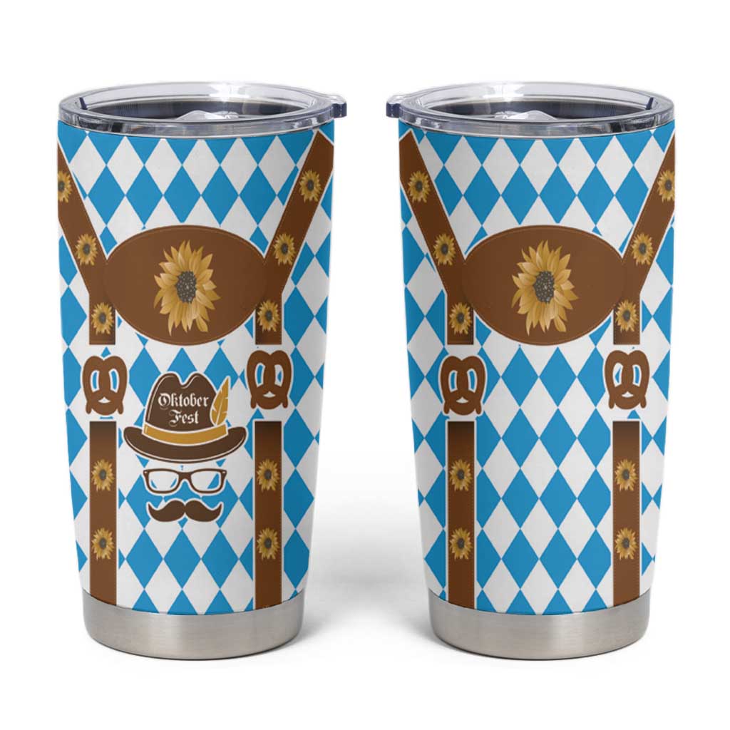 Germany Oktoberfest Tumbler Cup Lederhosen Costume
