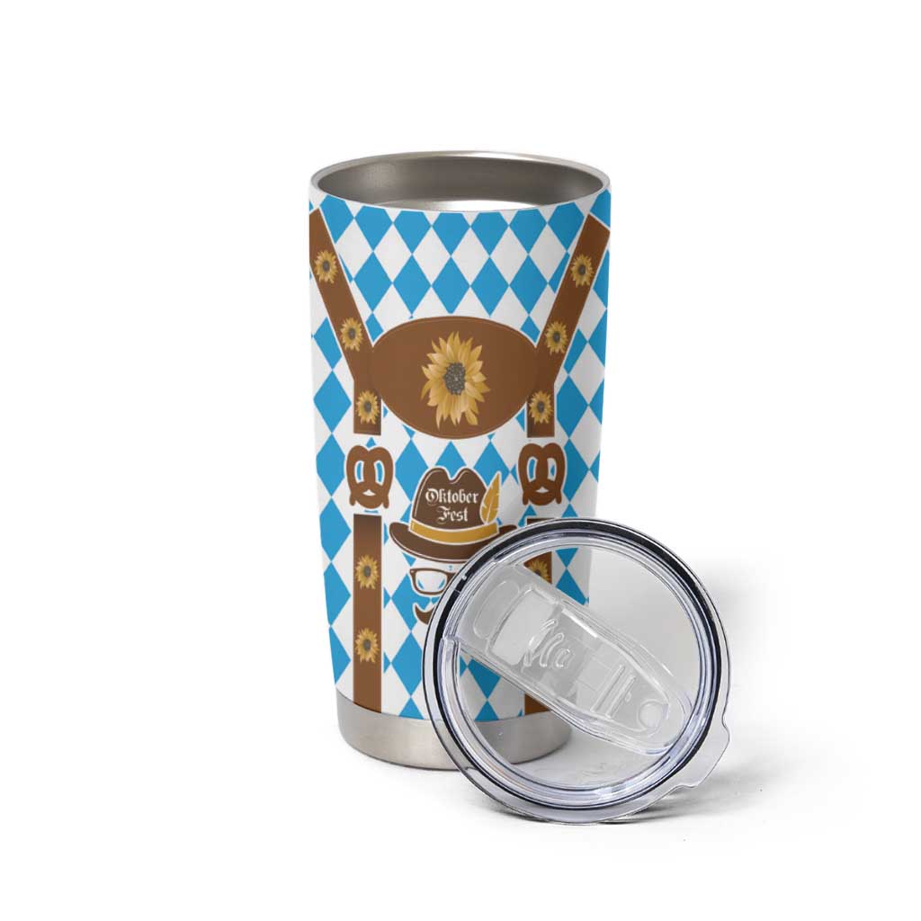 Germany Oktoberfest Tumbler Cup Lederhosen Costume