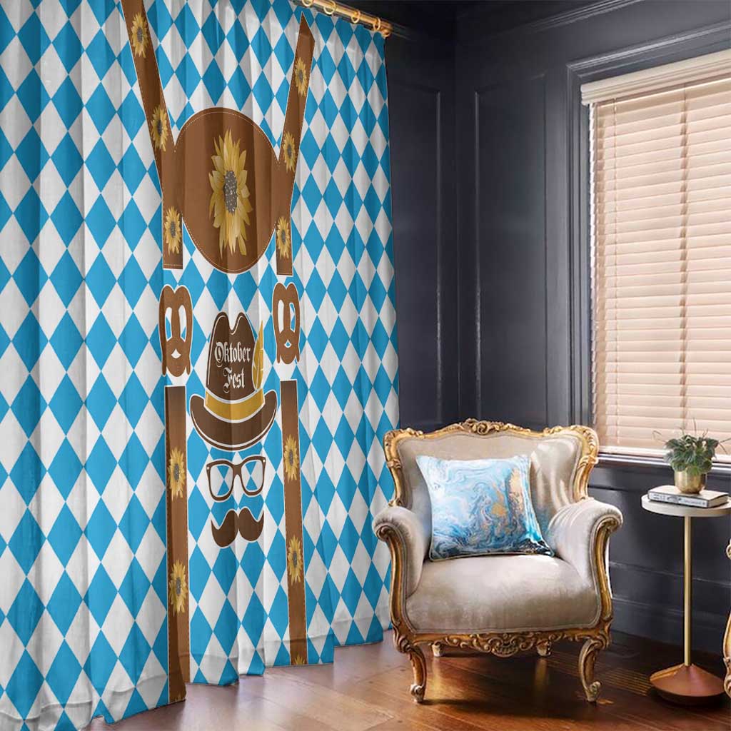 Germany Oktoberfest Window Curtain Lederhosen Costume