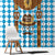 Germany Oktoberfest Window Curtain Lederhosen Costume