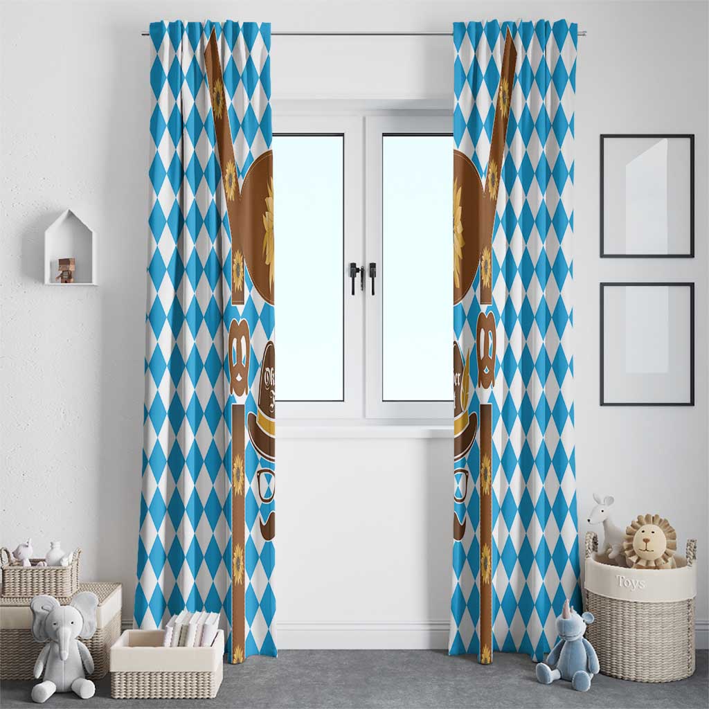 Germany Oktoberfest Window Curtain Lederhosen Costume