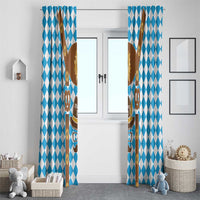 Germany Oktoberfest Window Curtain Lederhosen Costume