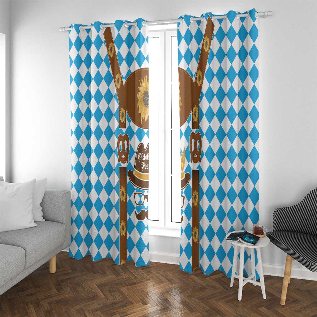 Germany Oktoberfest Window Curtain Lederhosen Costume