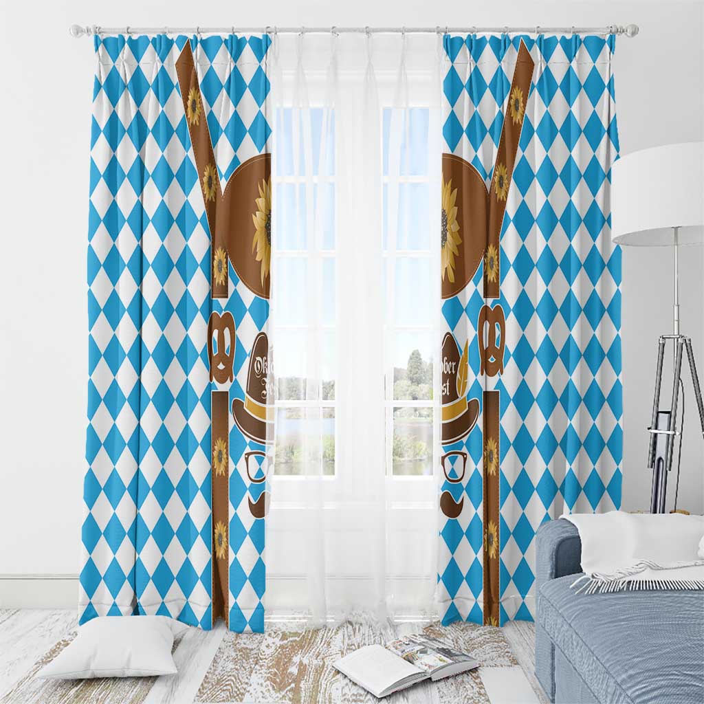 Germany Oktoberfest Window Curtain Lederhosen Costume