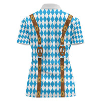 Germany Oktoberfest Women Polo Shirt Lederhosen Costume
