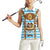 Germany Oktoberfest Women Sleeveless Polo Shirt Lederhosen Costume