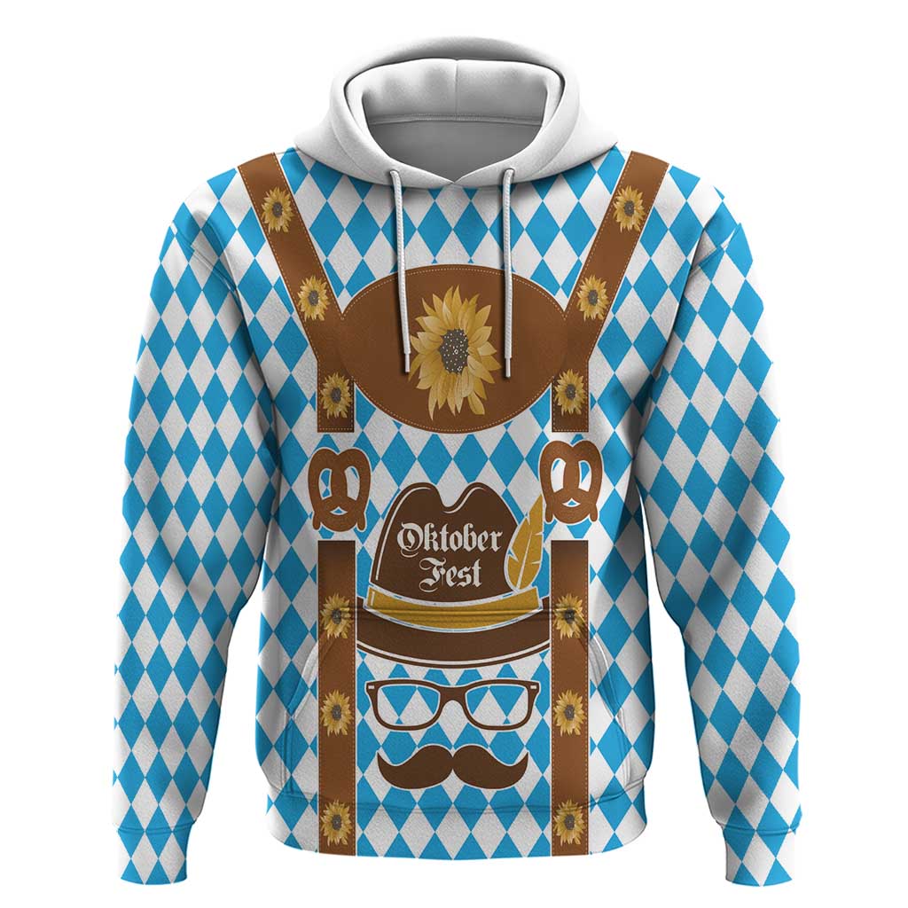 Germany Oktoberfest Zip Hoodie Lederhosen Costume