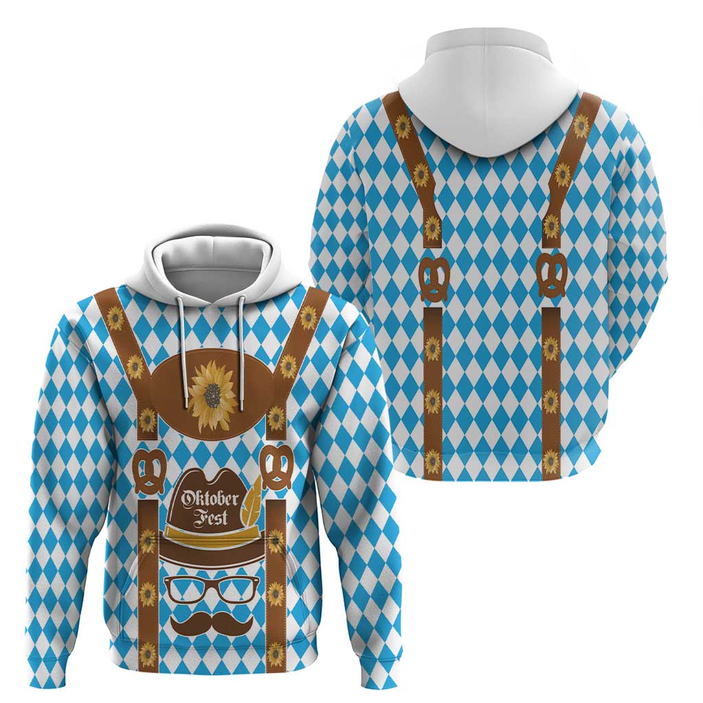 Germany Oktoberfest Zip Hoodie Lederhosen Costume