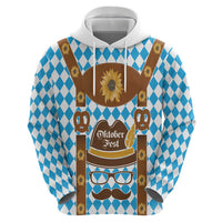 Germany Oktoberfest Zip Hoodie Lederhosen Costume