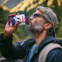 Custom France Basketball 4 in 1 Can Cooler Tumbler Eiffel Tower Sporty Style