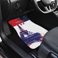 Custom France Basketball Car Mats Eiffel Tower Sporty Style