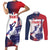 Custom France Basketball Couples Matching Short Sleeve Bodycon Dress and Long Sleeve Button Shirt Eiffel Tower Sporty Style