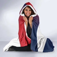 Custom France Basketball Hooded Blanket Eiffel Tower Sporty Style
