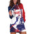 Custom France Basketball Hoodie Dress Eiffel Tower Sporty Style
