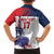 Custom France Basketball Kid Hawaiian Shirt Eiffel Tower Sporty Style