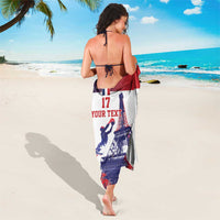 Custom France Basketball Sarong Eiffel Tower Sporty Style