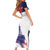 Custom France Basketball Short Sleeve Bodycon Dress Eiffel Tower Sporty Style