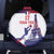 Custom France Basketball Spare Tire Cover Eiffel Tower Sporty Style