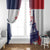 Custom France Basketball Window Curtain Eiffel Tower Sporty Style