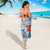 Personalized Fance Le 14 Juillet Sarong Eiffel Tower with Iris Flower