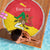 Personalized Italy Sicily Beach Blanket Sicilia Gorgoneion with Triskeles