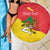 Personalized Italy Sicily Beach Blanket Sicilia Gorgoneion with Triskeles