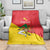 Personalized Italy Sicily Blanket Sicilia Gorgoneion with Triskeles