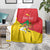 Personalized Italy Sicily Blanket Sicilia Gorgoneion with Triskeles