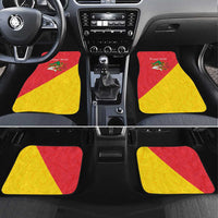 Personalized Italy Sicily Car Mats Sicilia Gorgoneion with Triskeles