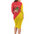 Personalized Italy Sicily Family Matching Long Sleeve Bodycon Dress and Hawaiian Shirt Sicilia Gorgoneion with Triskeles