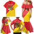 Personalized Italy Sicily Family Matching Mermaid Dress and Hawaiian Shirt Sicilia Gorgoneion with Triskeles