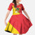 Personalized Italy Sicily Family Matching Off Shoulder Maxi Dress and Hawaiian Shirt Sicilia Gorgoneion with Triskeles