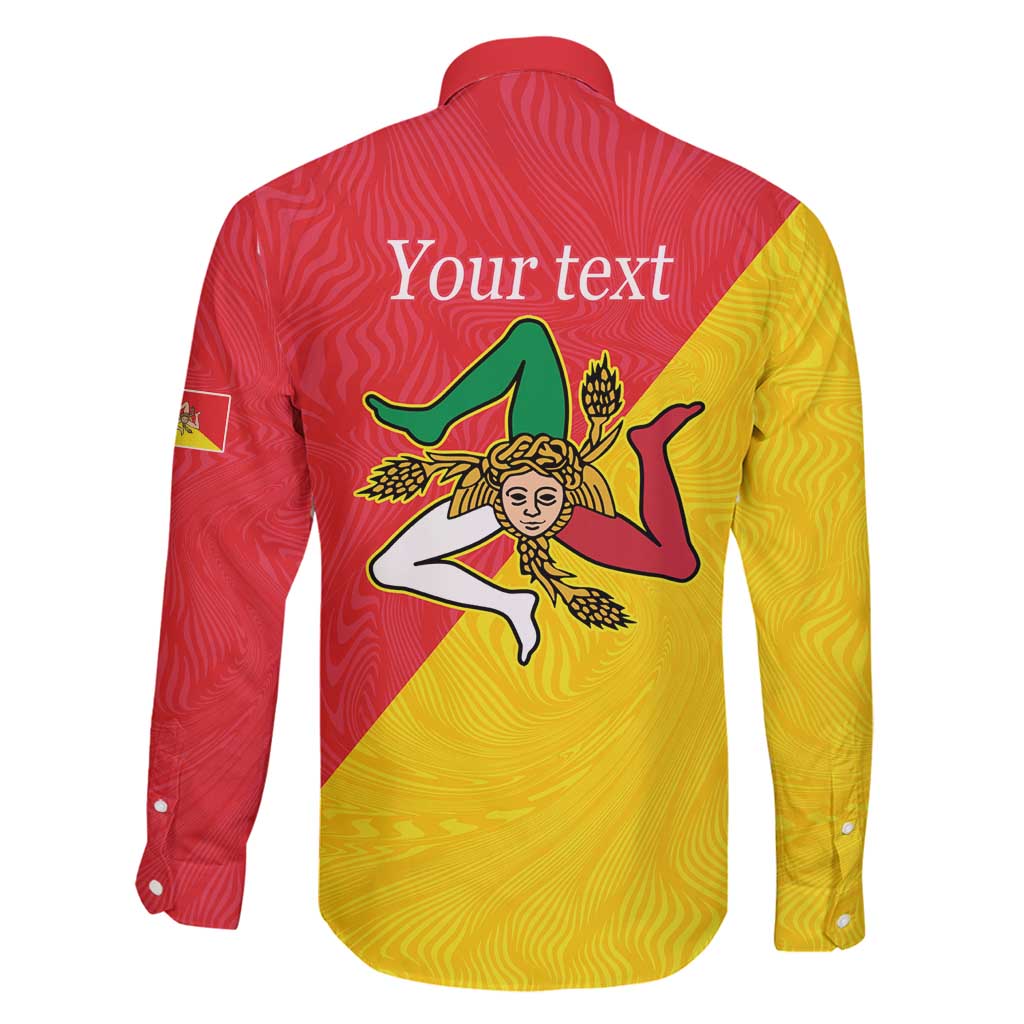Personalized Italy Sicily Family Matching Puletasi and Hawaiian Shirt Sicilia Gorgoneion with Triskeles