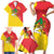 Personalized Italy Sicily Family Matching Short Sleeve Bodycon Dress and Hawaiian Shirt Sicilia Gorgoneion with Triskeles