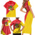 Personalized Italy Sicily Family Matching Short Sleeve Bodycon Dress and Hawaiian Shirt Sicilia Gorgoneion with Triskeles