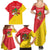 Personalized Italy Sicily Family Matching Summer Maxi Dress and Hawaiian Shirt Sicilia Gorgoneion with Triskeles