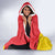 Personalized Italy Sicily Hooded Blanket Sicilia Gorgoneion with Triskeles