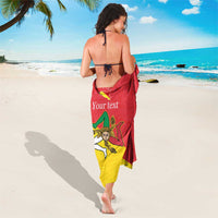 Personalized Italy Sicily Sarong Sicilia Gorgoneion with Triskeles