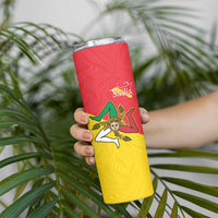 Personalized Italy Sicily Skinny Tumbler Sicilia Gorgoneion with Triskeles