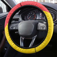 Italy Sicily Steering Wheel Cover Sicilia Gorgoneion with Triskeles