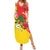 Personalized Italy Sicily Summer Maxi Dress Sicilia Gorgoneion with Triskeles
