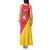 Personalized Italy Sicily Tank Maxi Dress Sicilia Gorgoneion with Triskeles