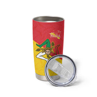 Personalized Italy Sicily Tumbler Cup Sicilia Gorgoneion with Triskeles